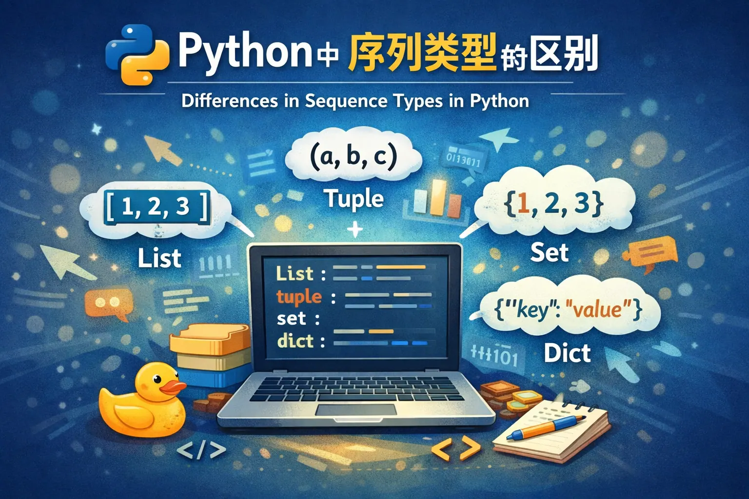 python中的序列类型的区别