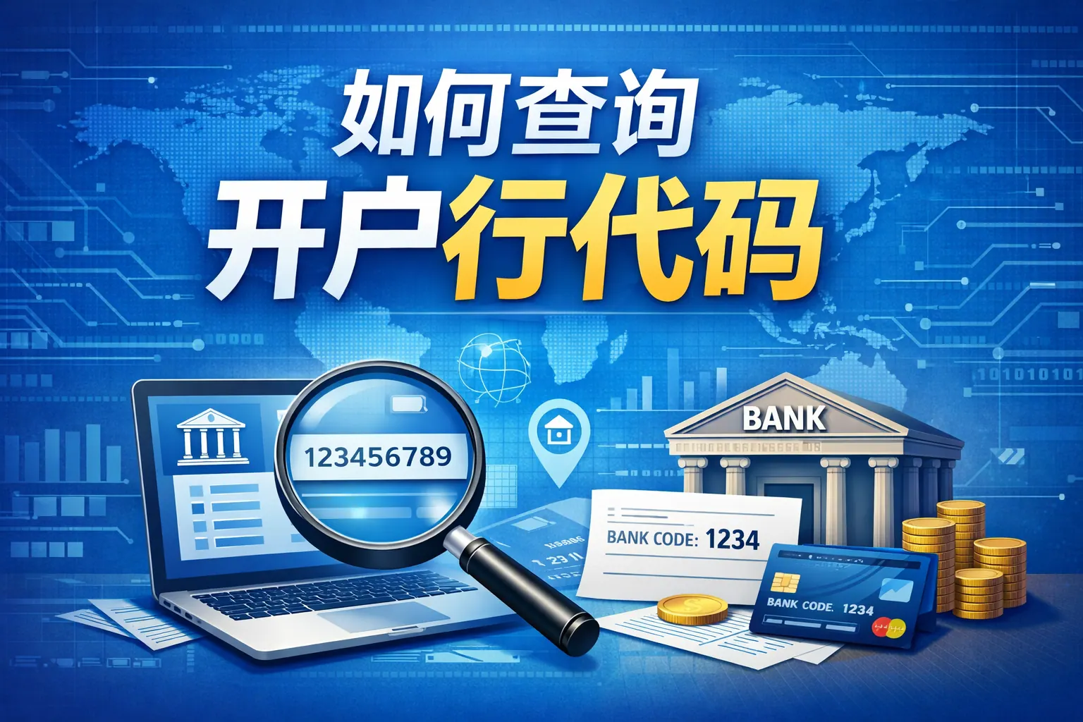 如何查询开户行代码