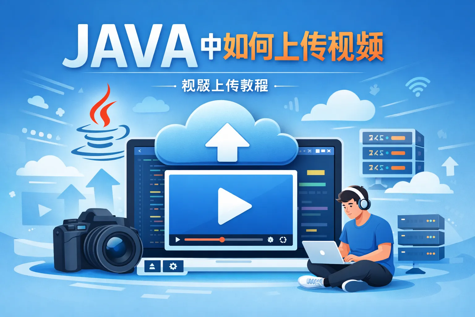 JAVA中如何上传视频