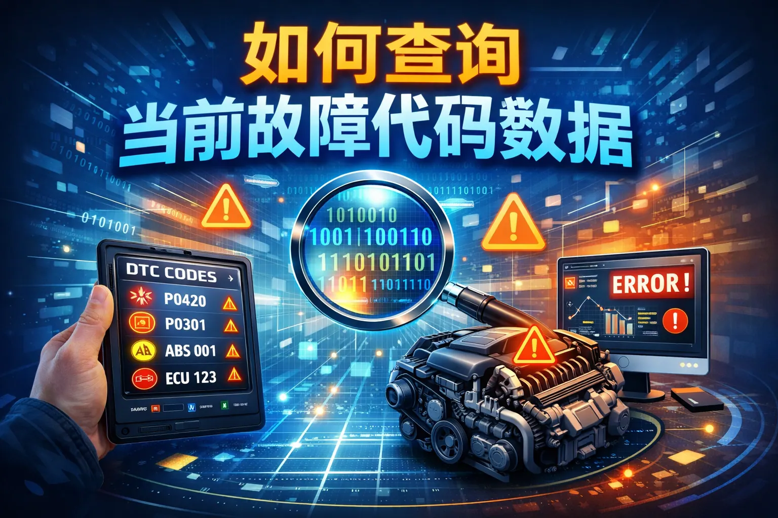 如何查询当前故障代码数据