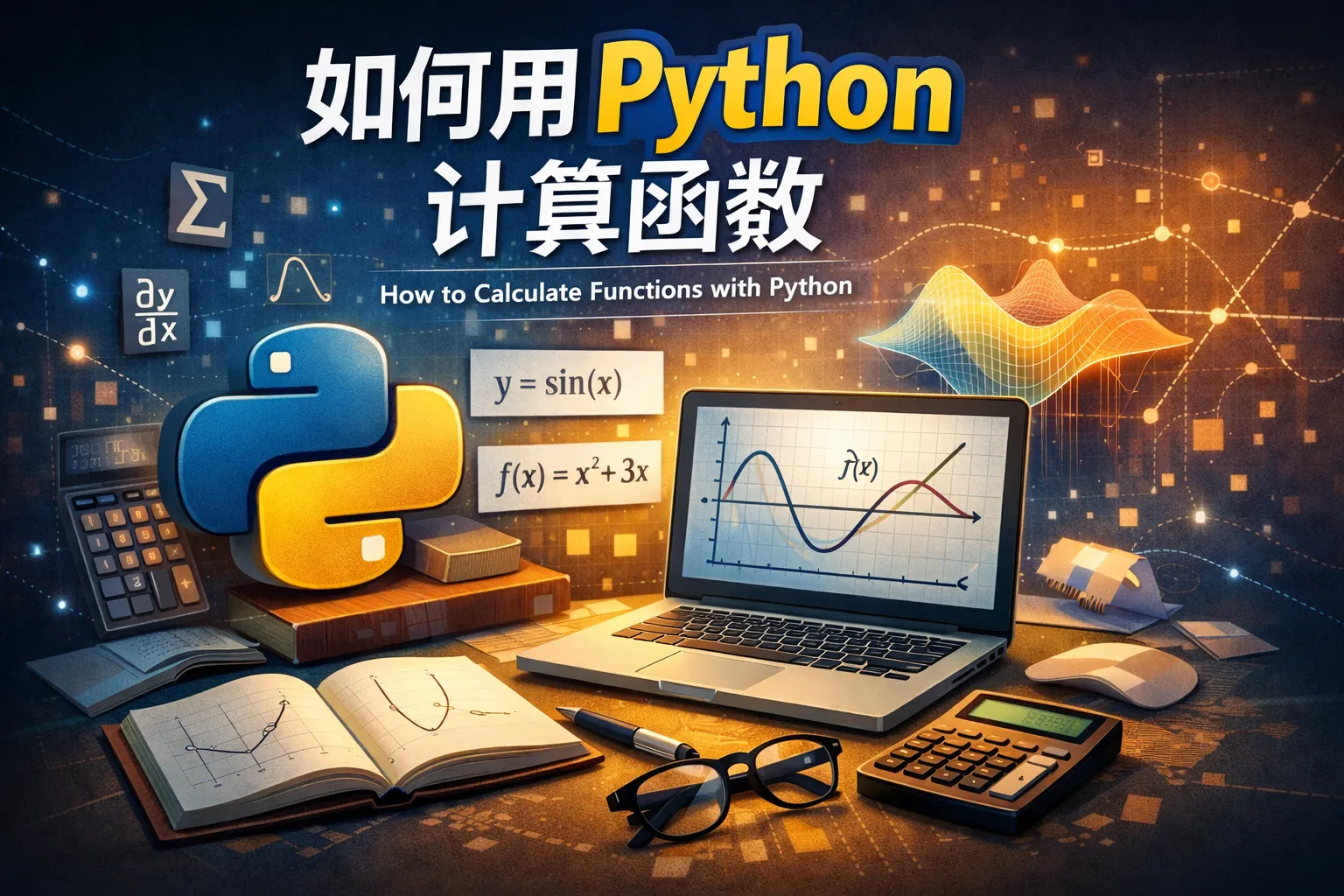 如何用python计算函数