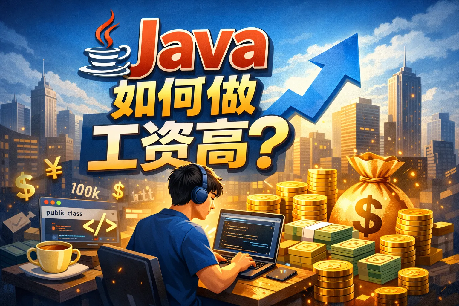 java如何做工资高