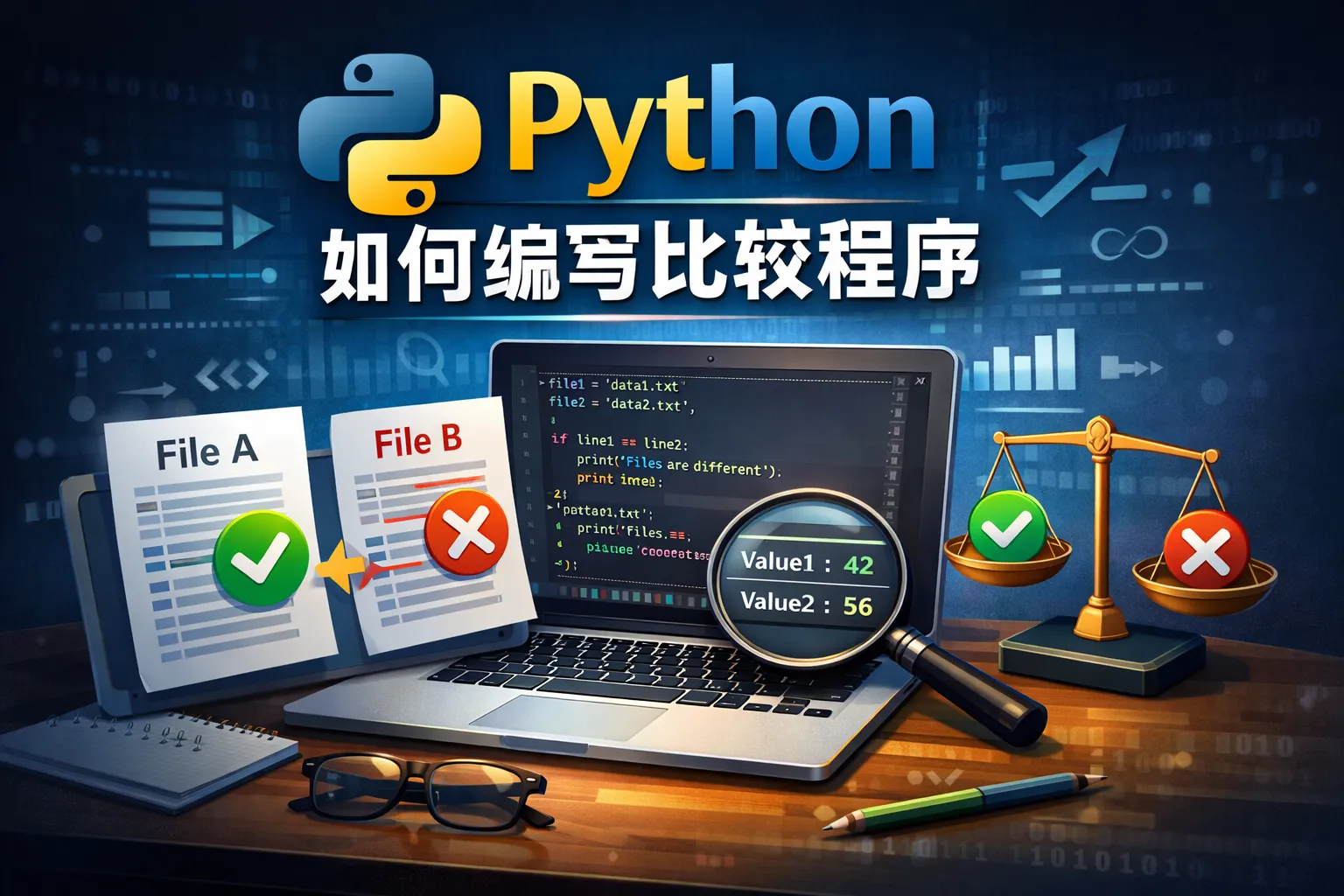 python如何编写比较程序