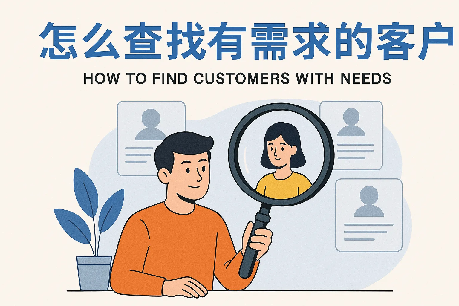 怎么查找有需求的客户