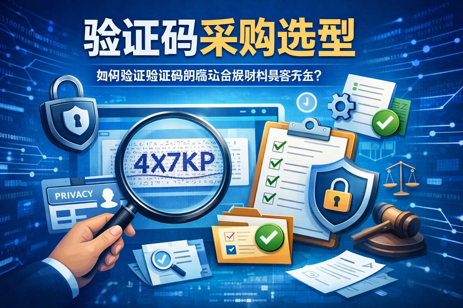 验证码采购选型:如何验证验证码的隐私合规材料是否齐全?
