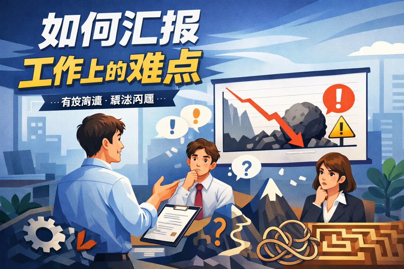 如何汇报工作上的难点