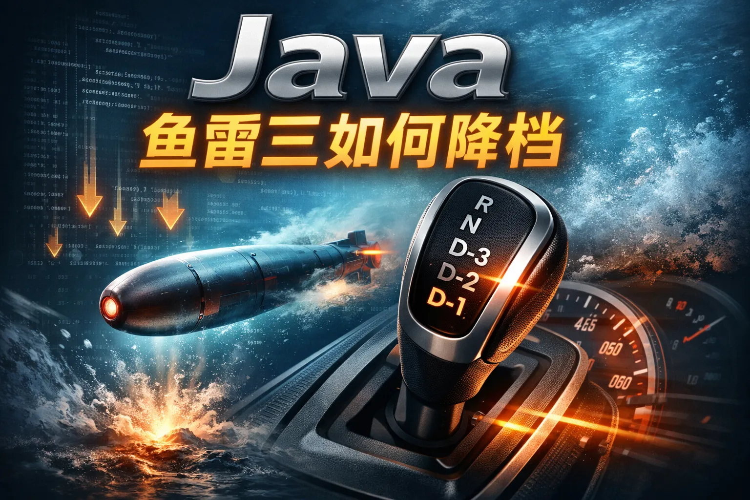 java鱼雷三如何降档