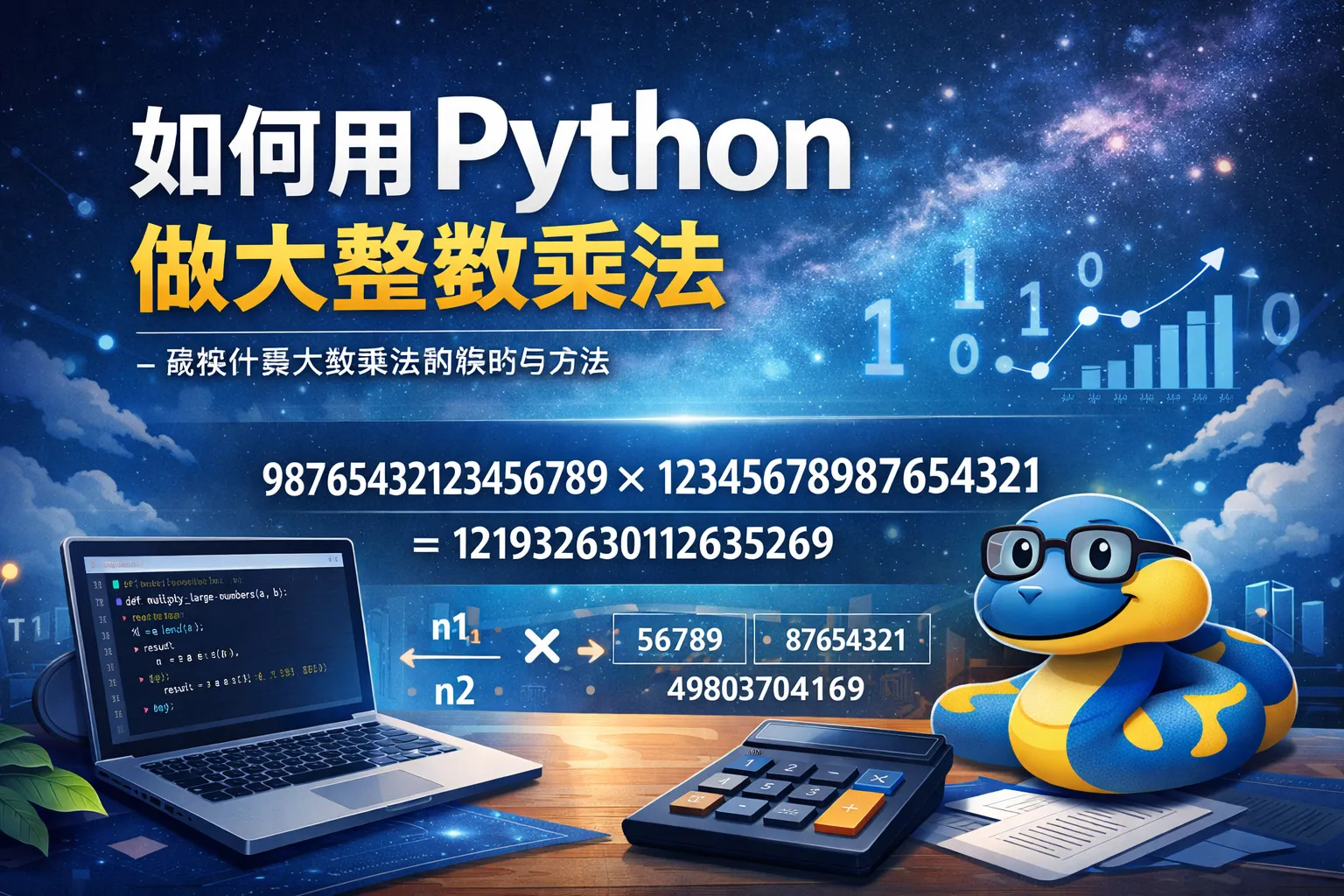 如何用python做大整数乘法
