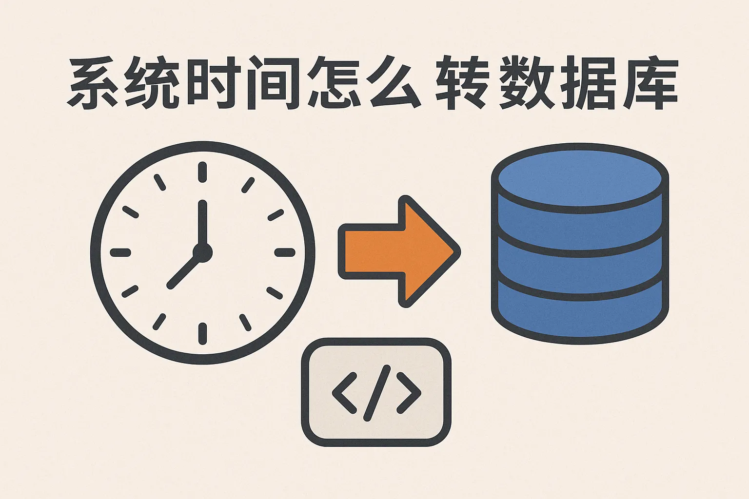 系统时间怎么转换数据库