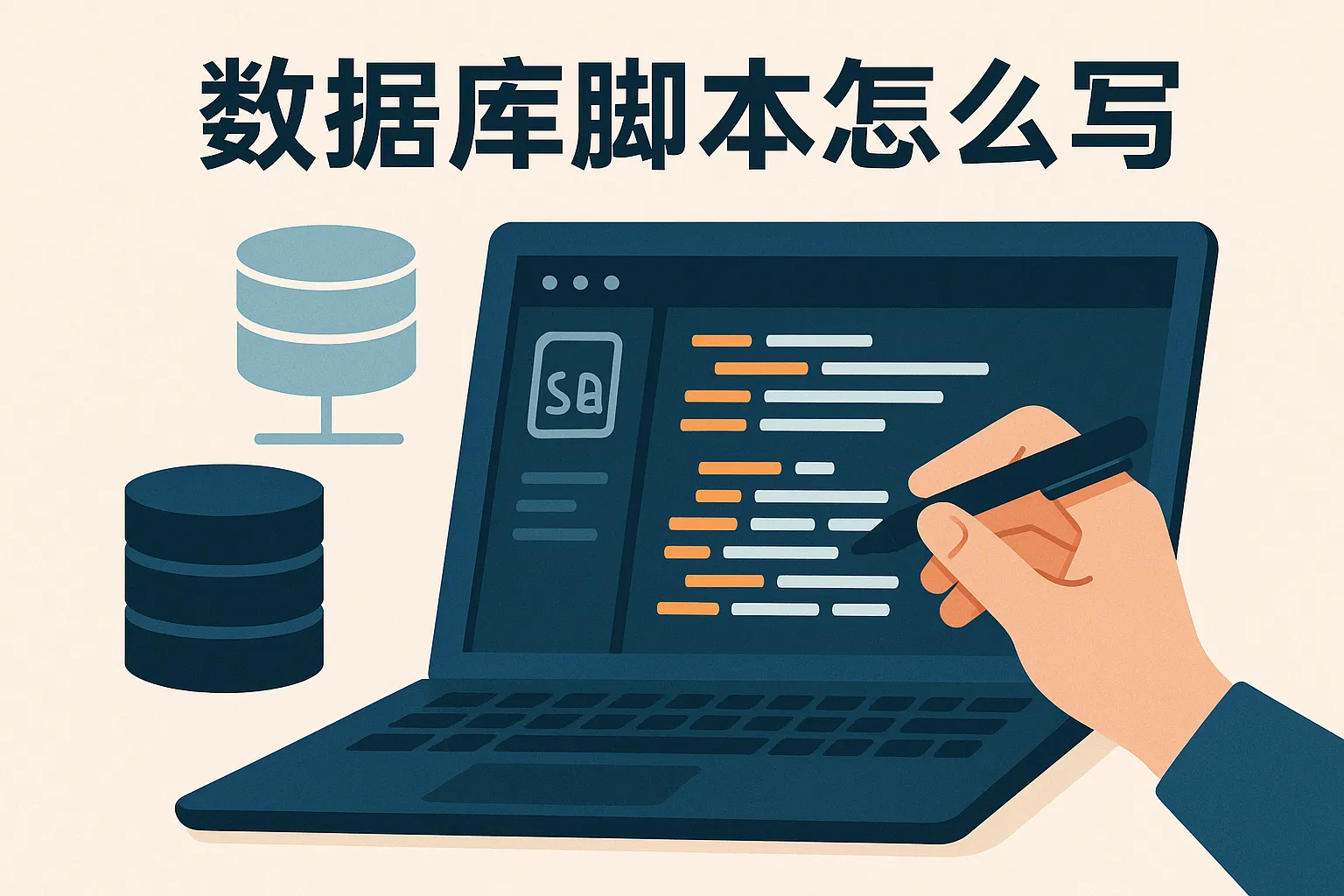 数据库脚本怎么写