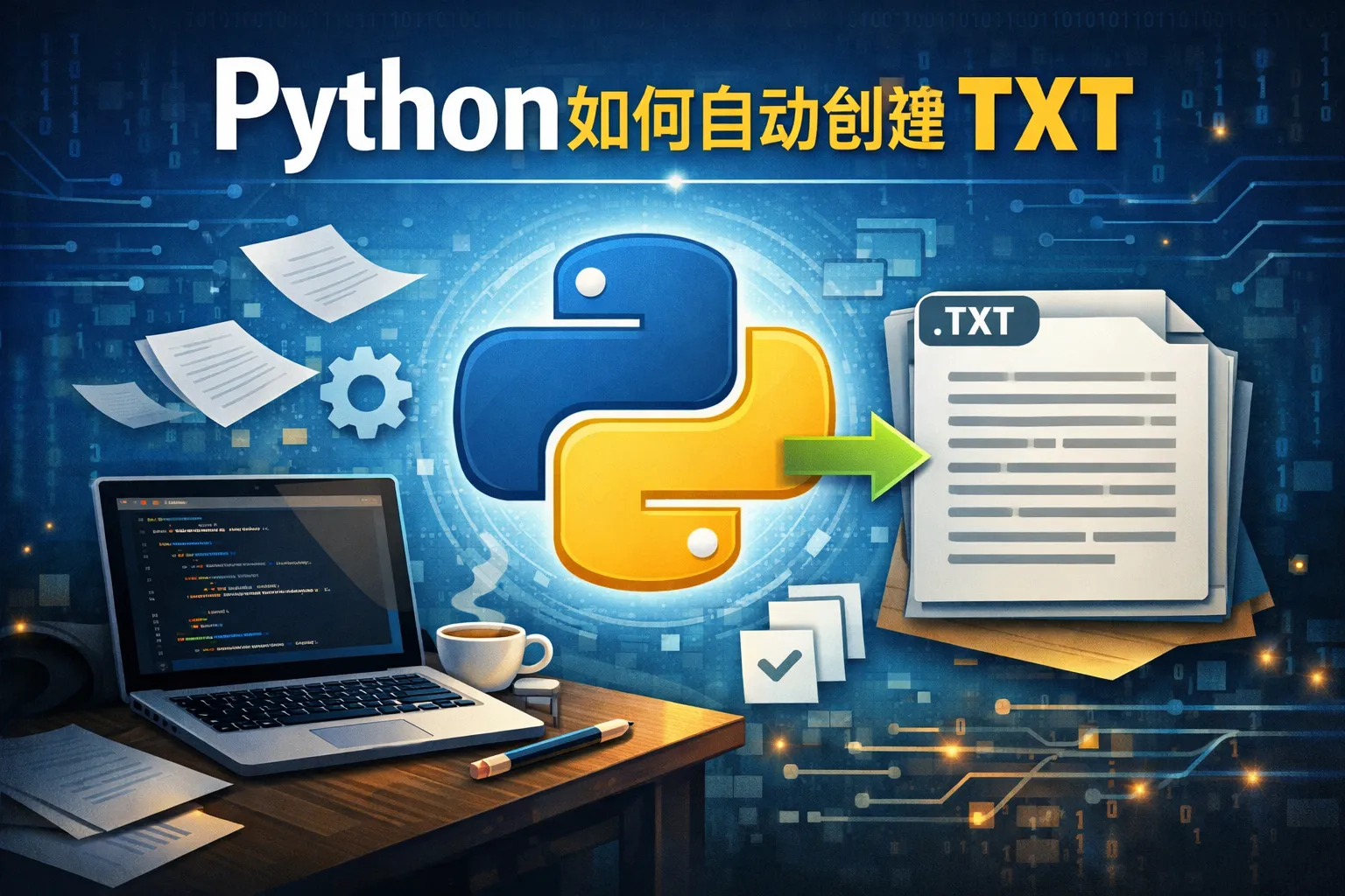 python如何自动创建txt