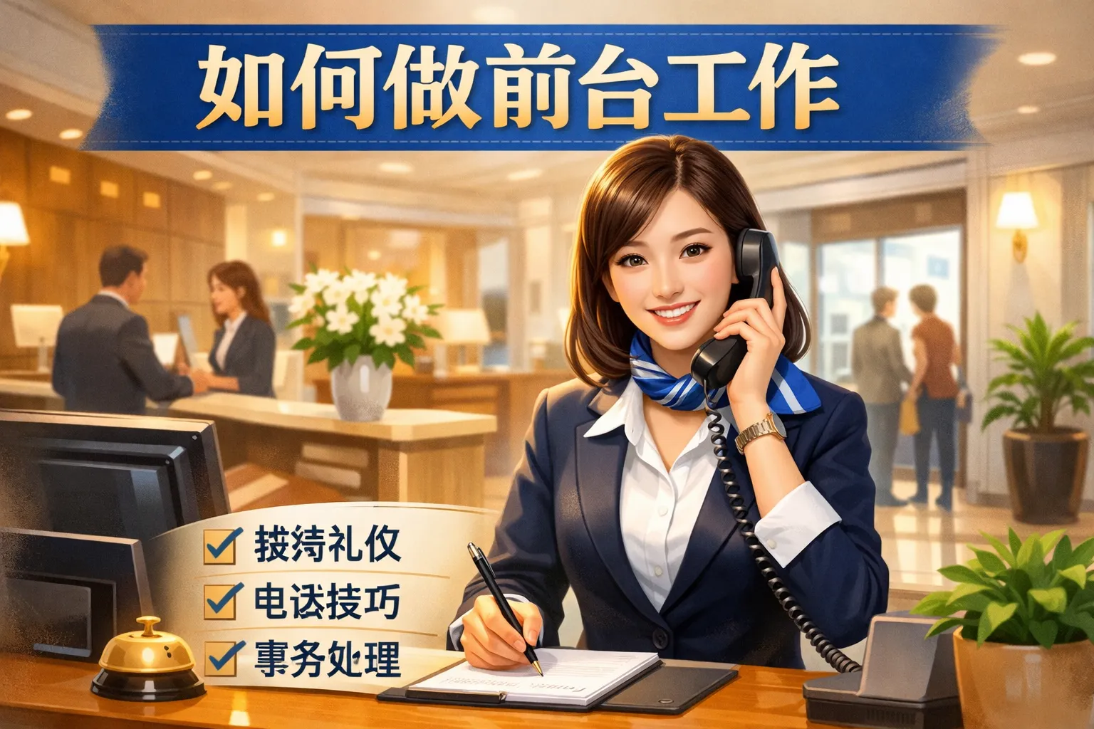 如何做前台工作