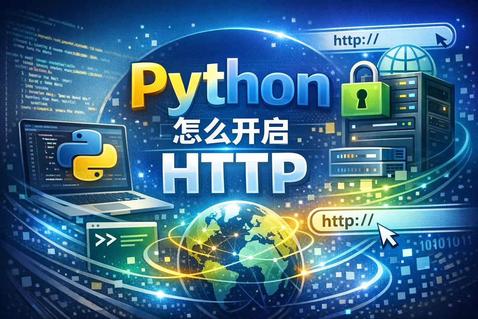 python怎么开启http