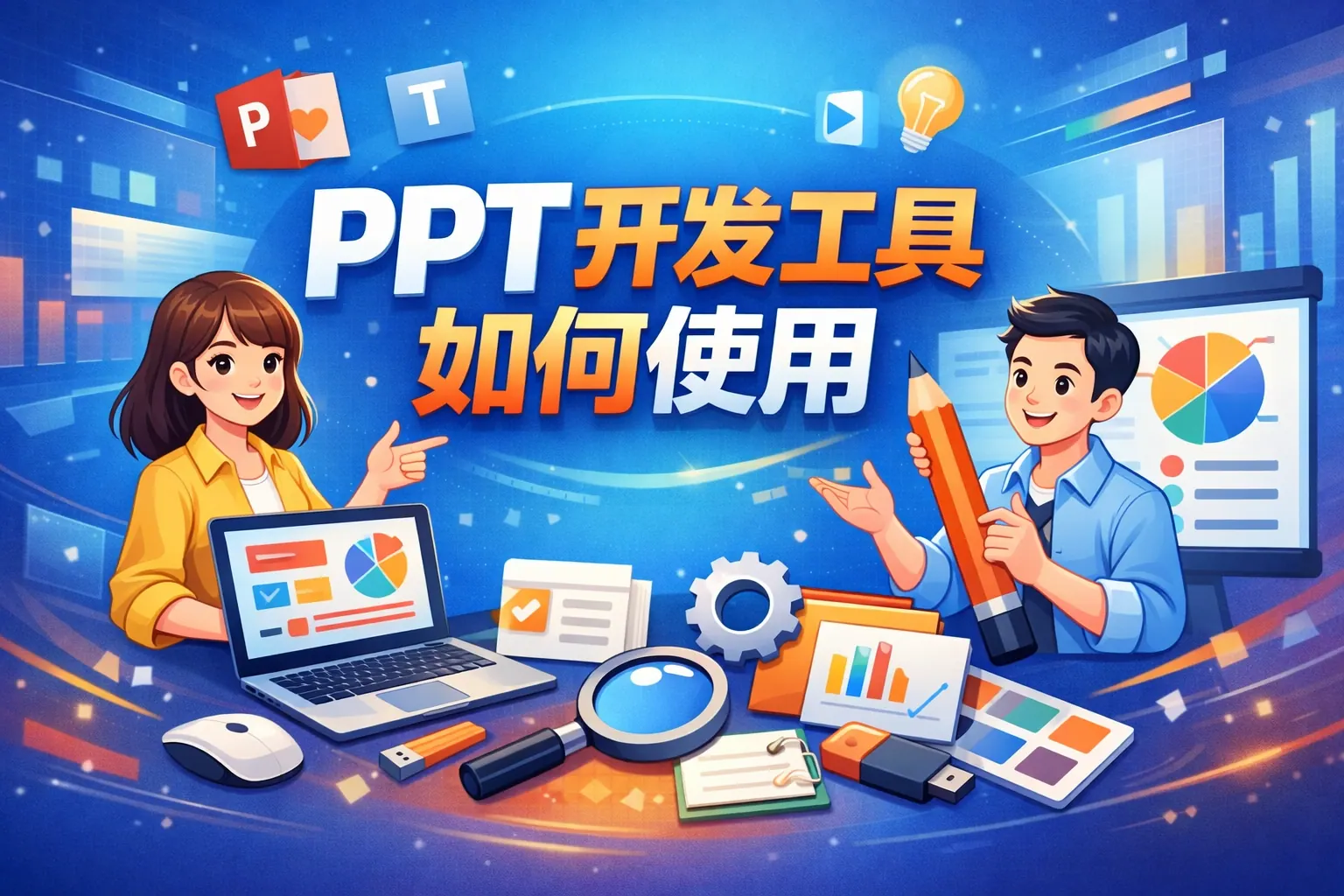 ppt开发工具如何使用