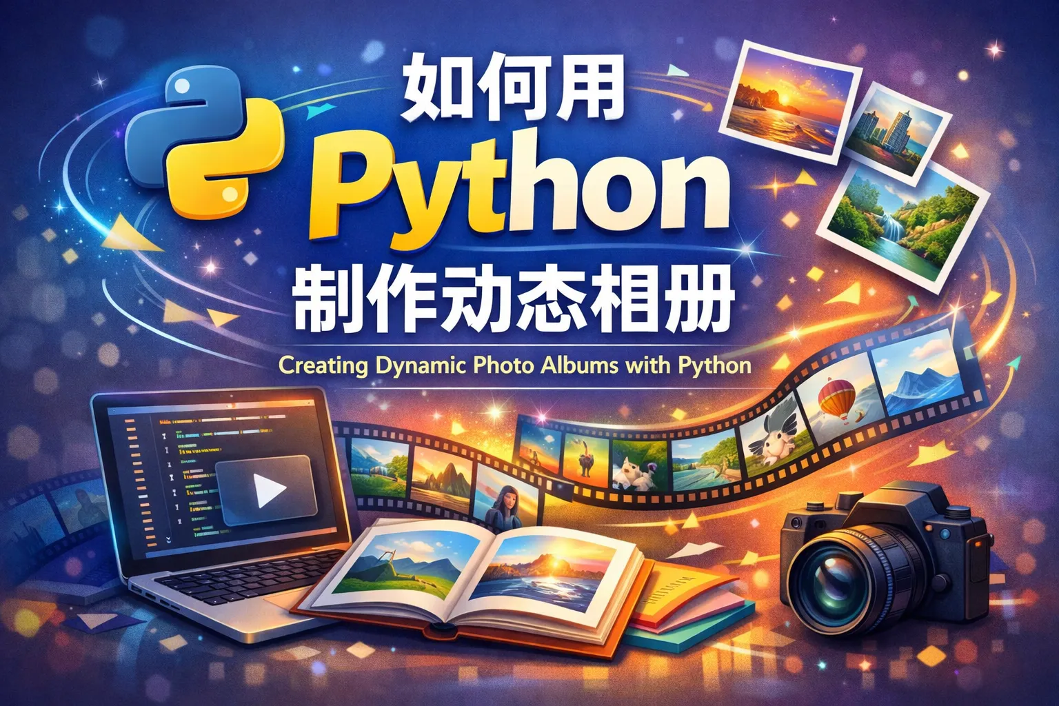如何用python制作动态相册