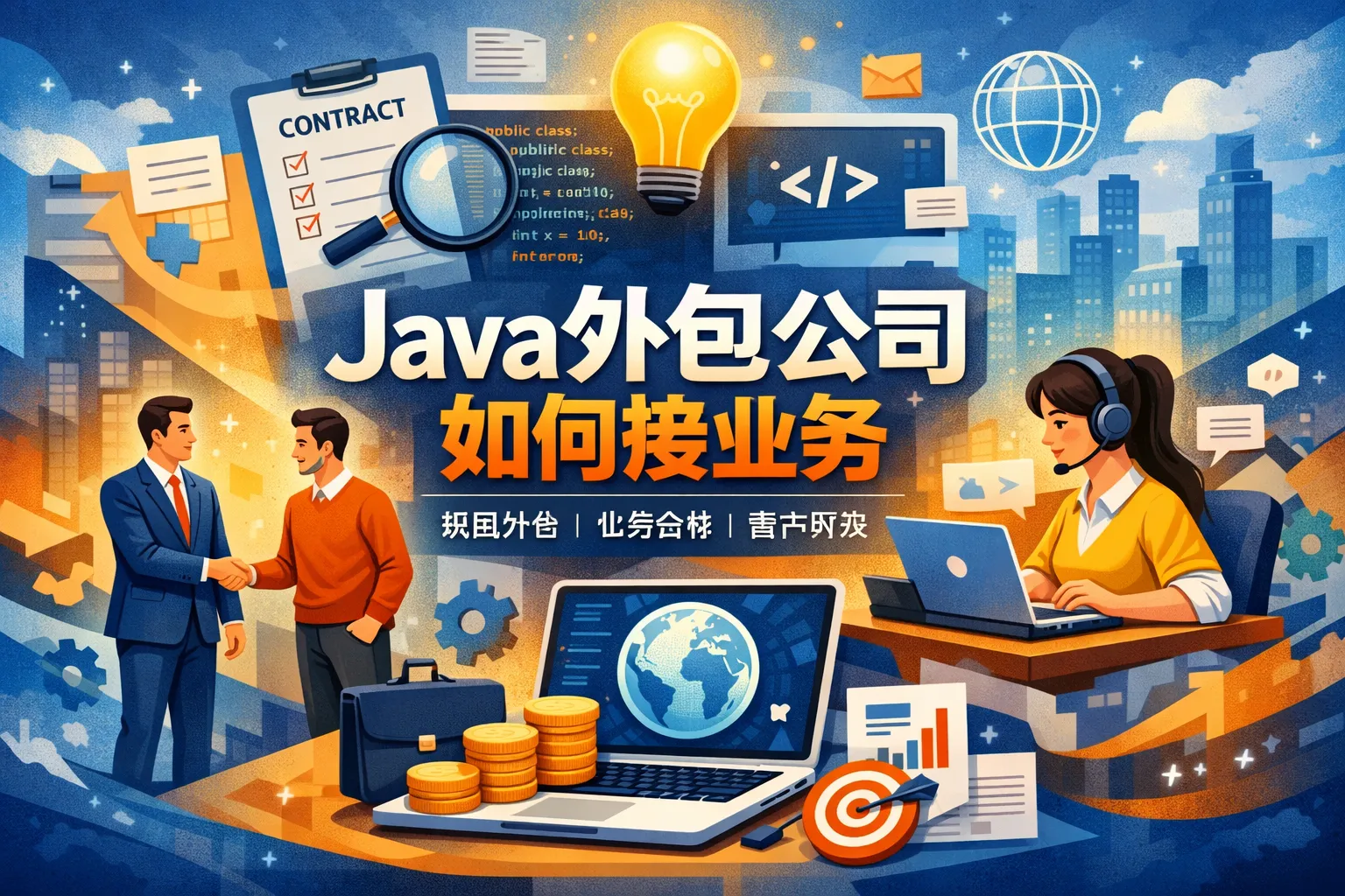 java外包公司如何接业务