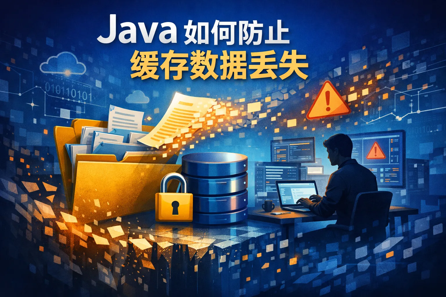 java如何防止缓存数据丢失