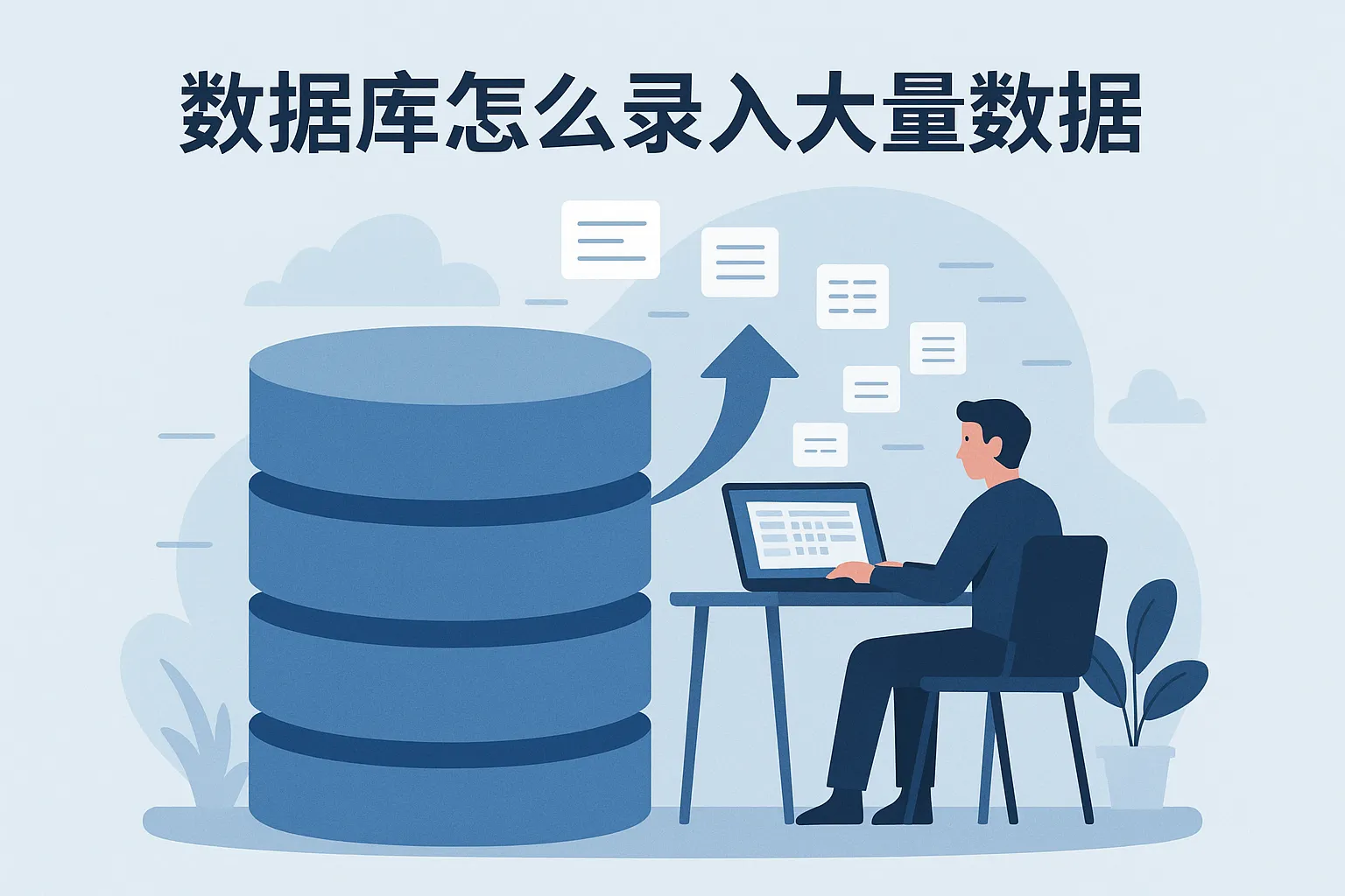 数据库怎么录入大量数据