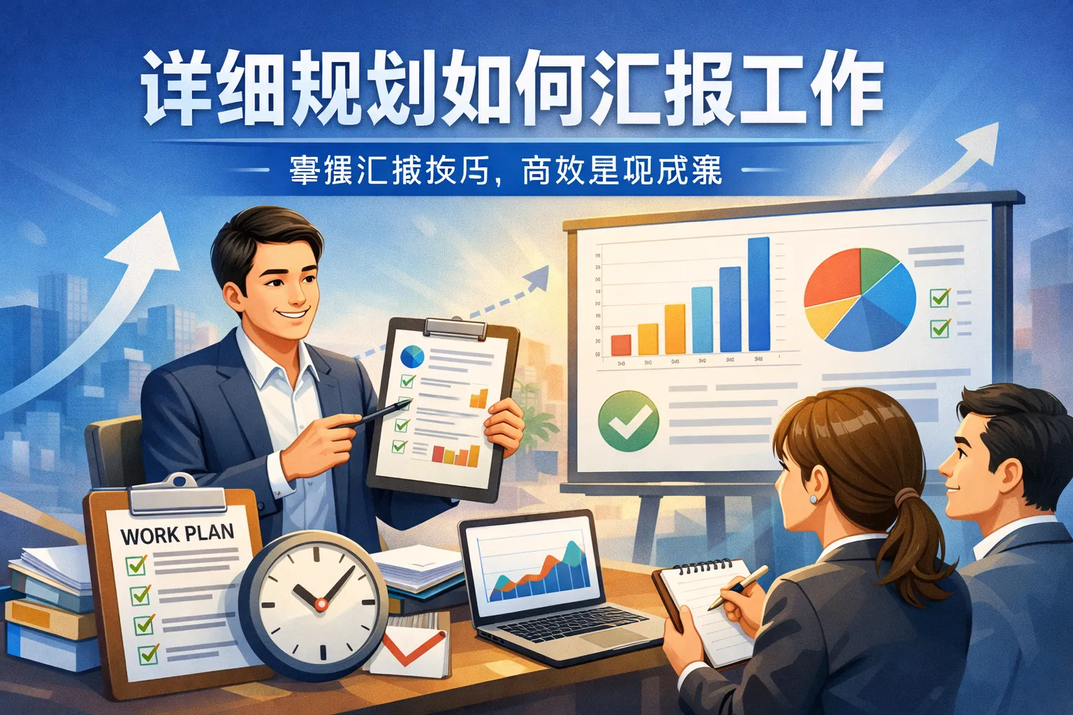 详细规划如何汇报工作