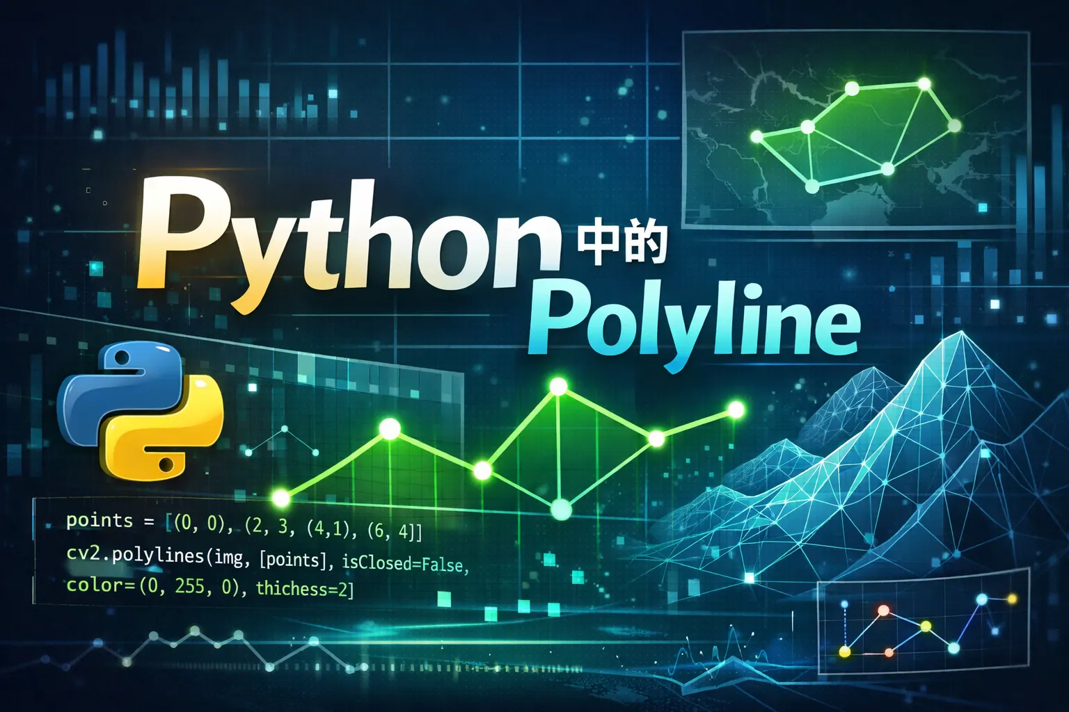 python中的polyline