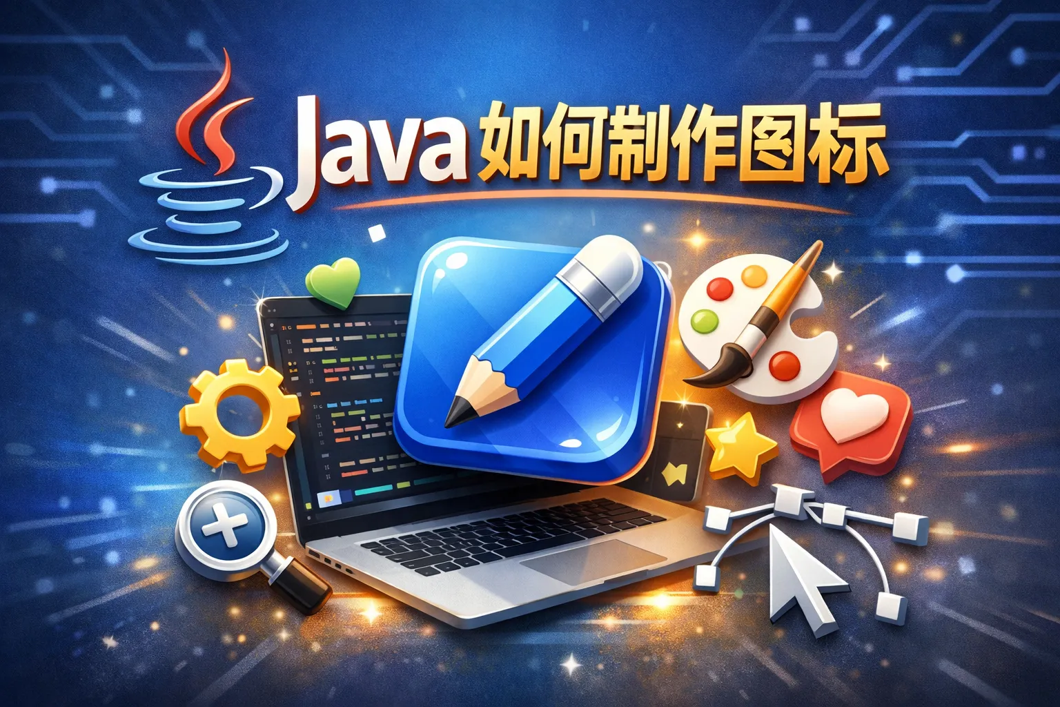 java如何制作图标