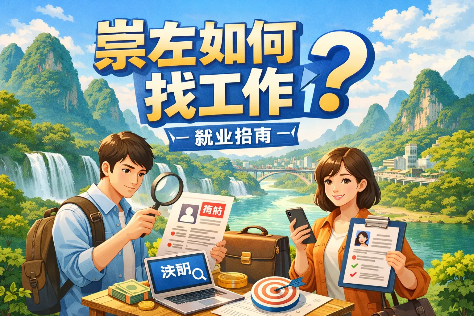 崇左如何找工作