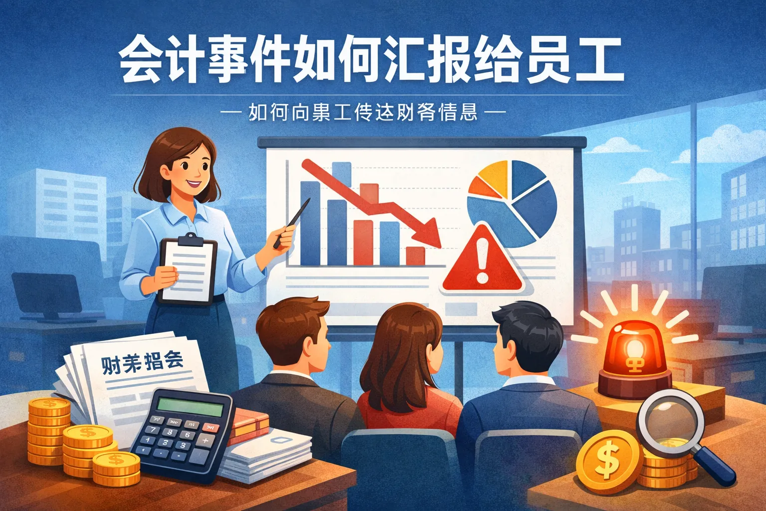 会计事件如何汇报给员工