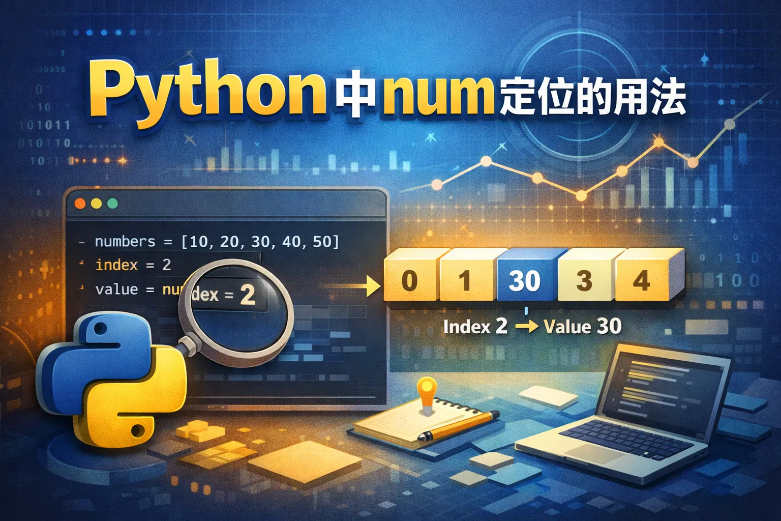 python中num定位的用法