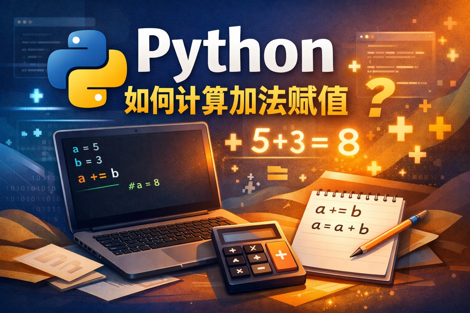 python如何计算加法赋值