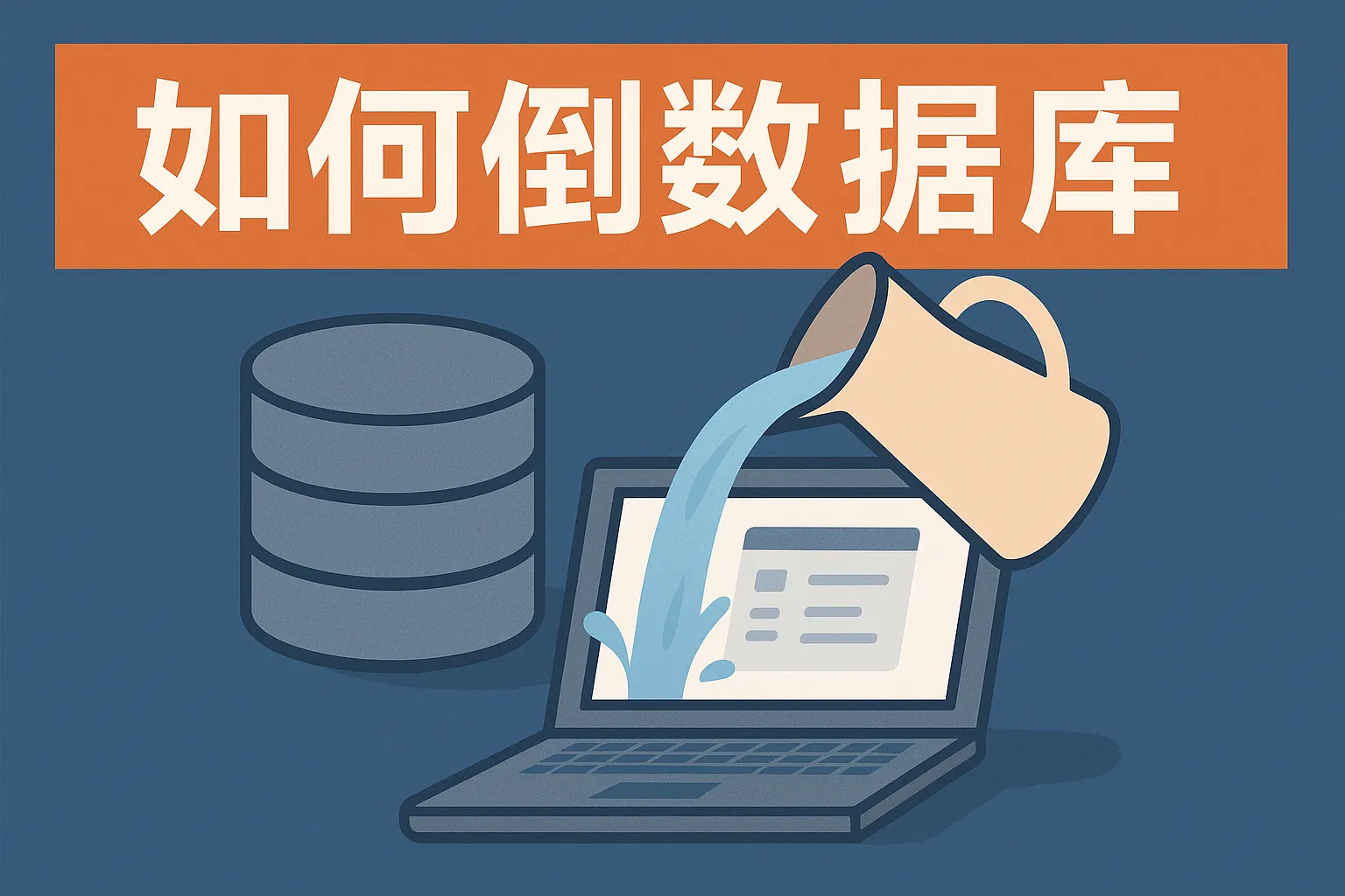 怎么倒数据库