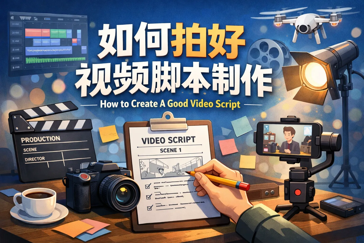 如何拍好视频脚本制作