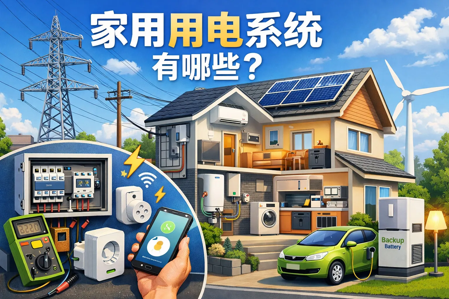 家用用电系统有哪些