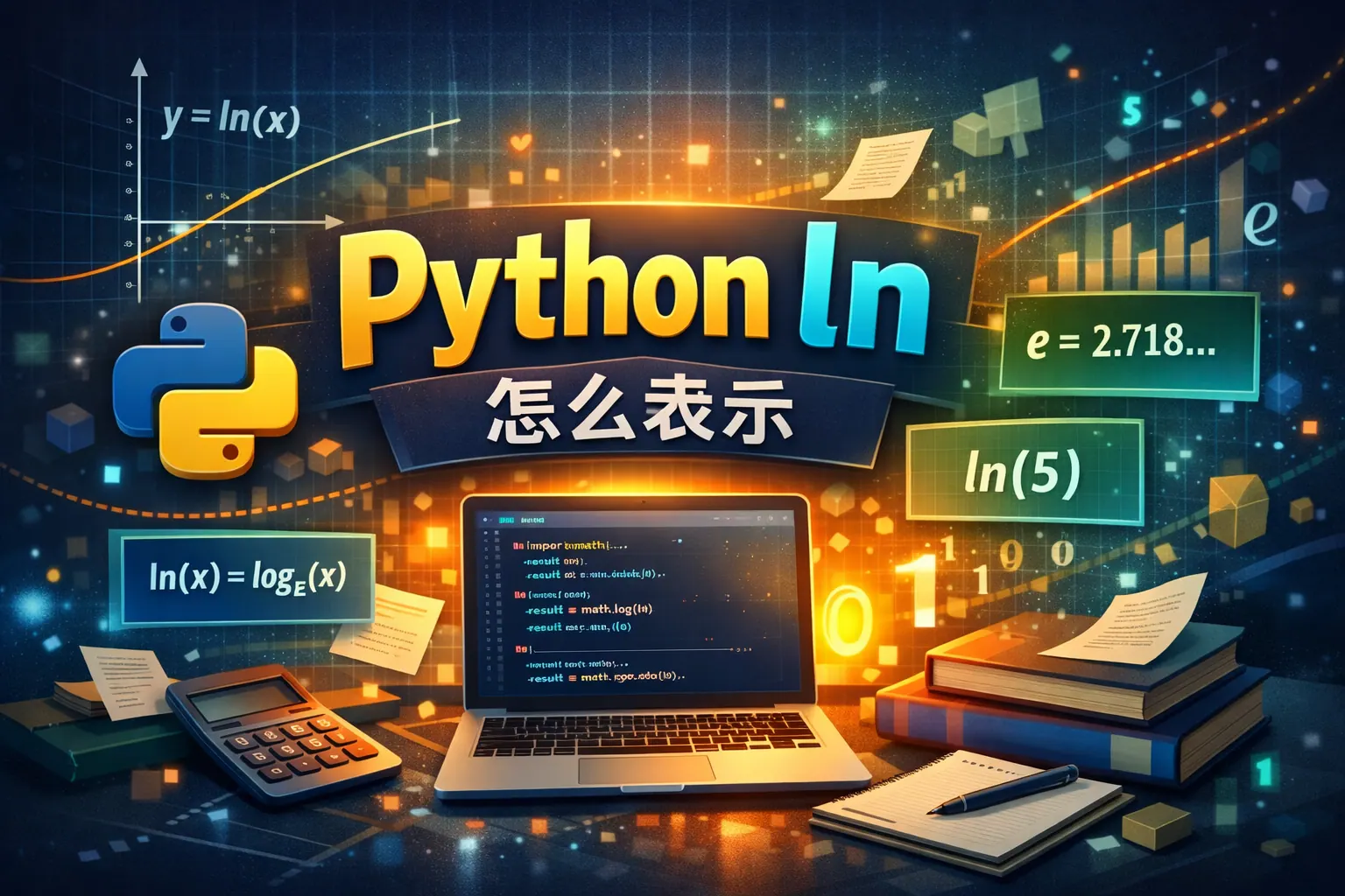 python ln怎么表示