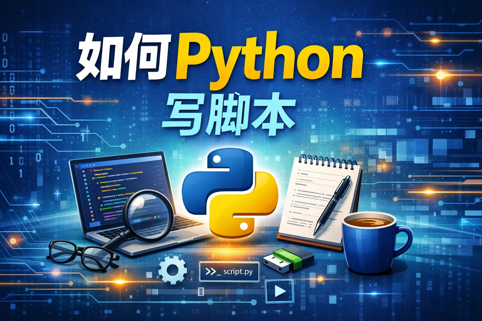 如何python写脚本