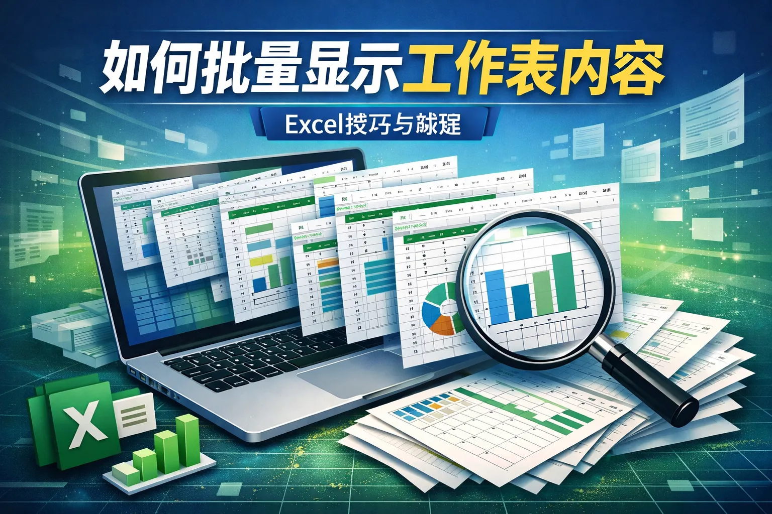 如何批量显示工作表内容