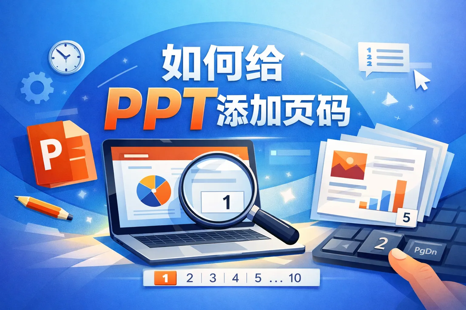 如何给ppt添加页码