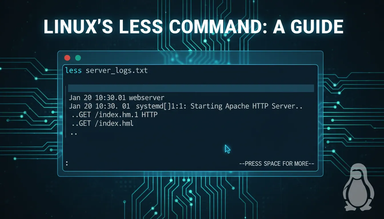 linux中的less如何用