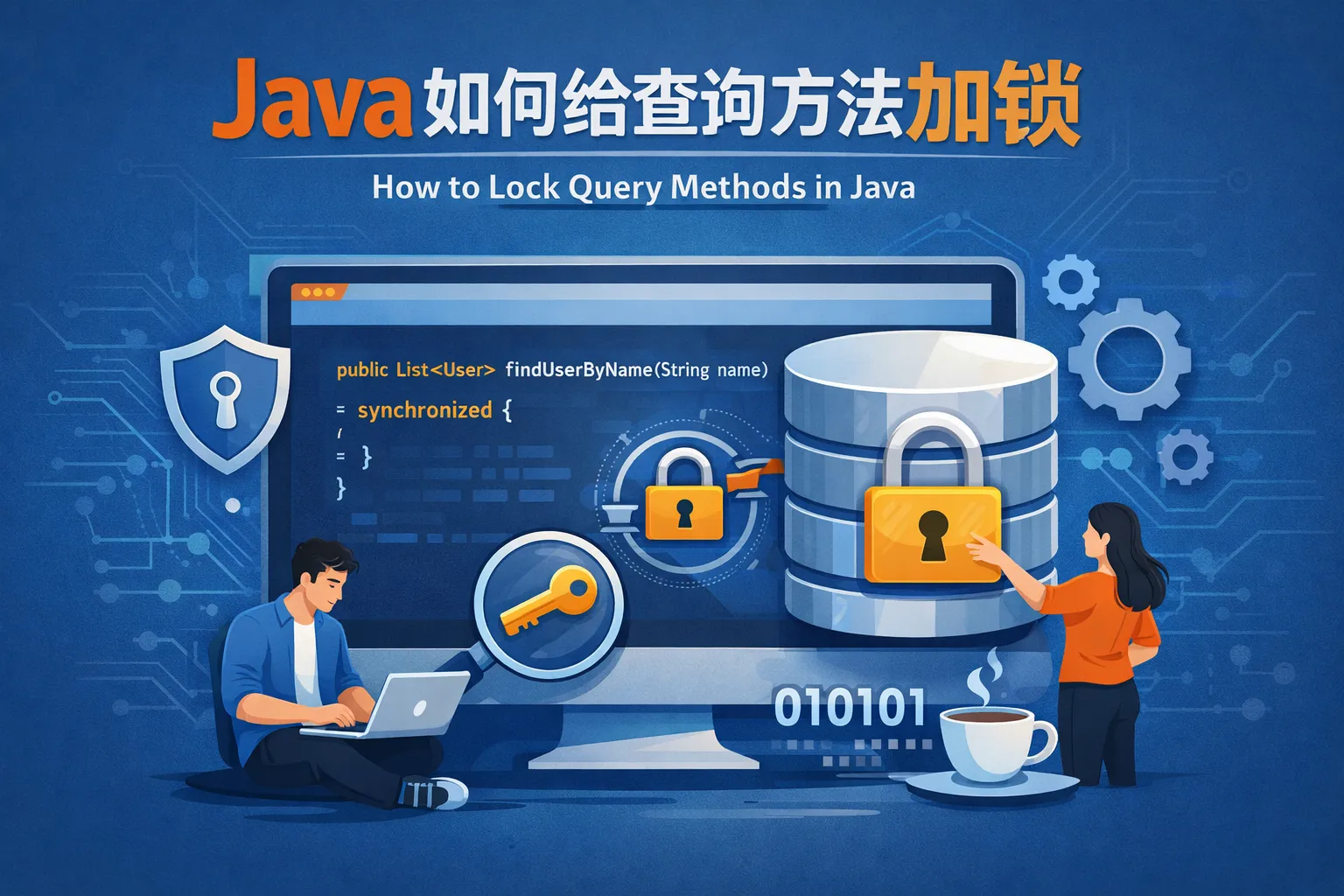 java如何给查询方法加锁
