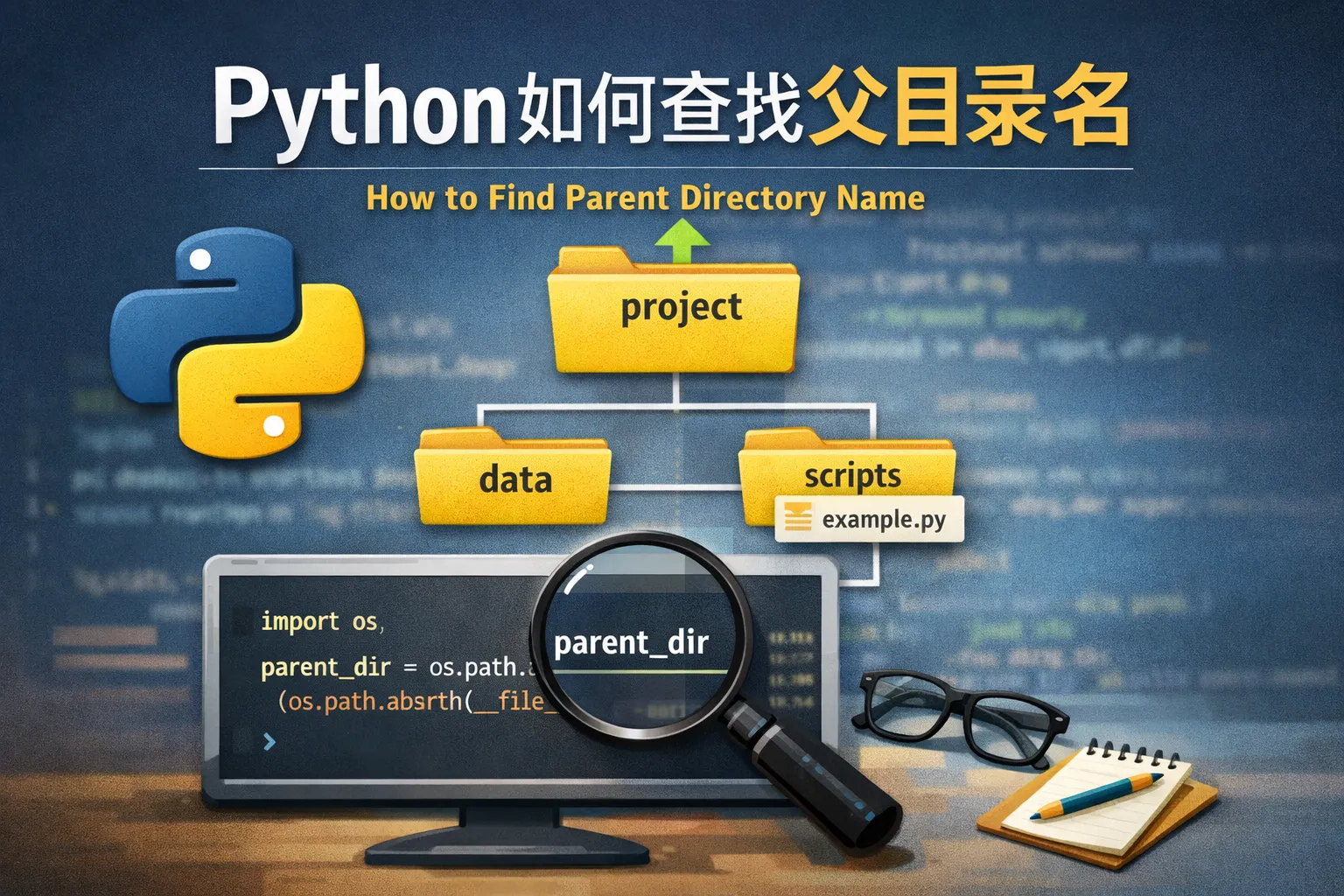 目录 Python python如何查找父目录名
