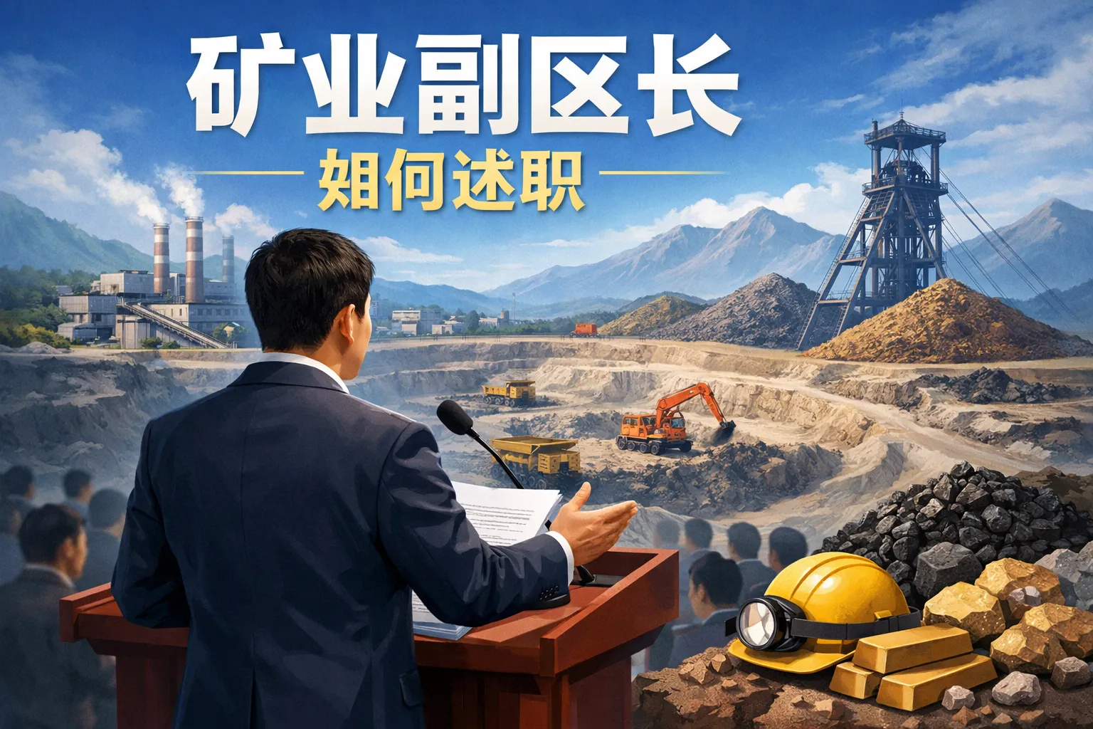 矿业副区长如何述职