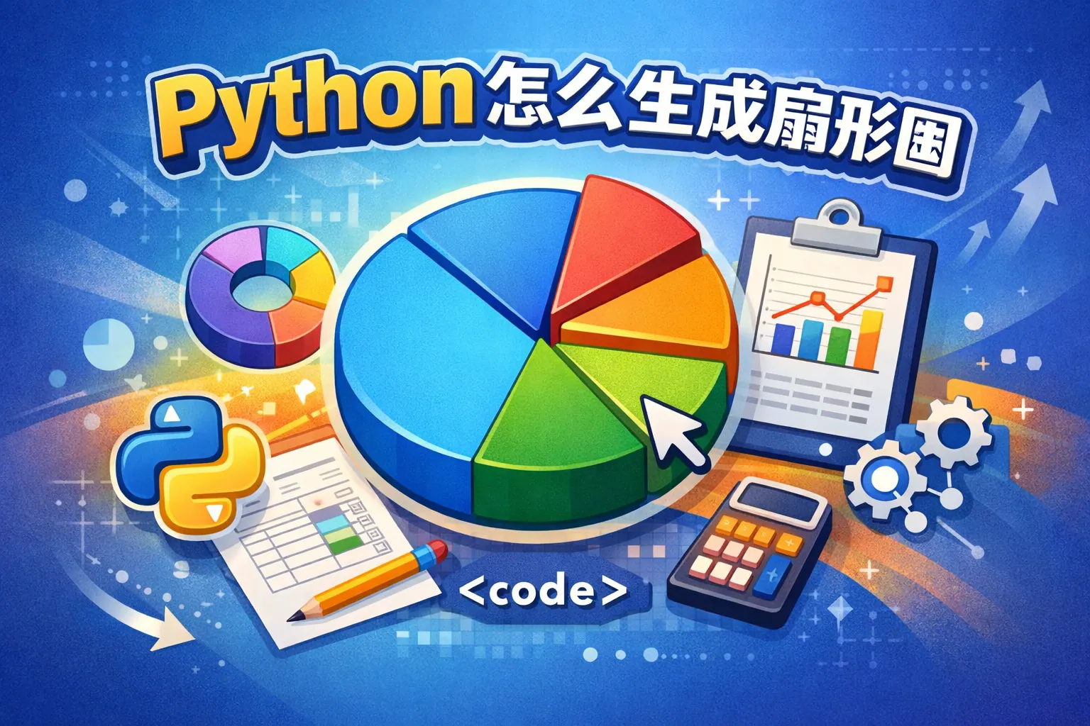 python怎么生成扇形图