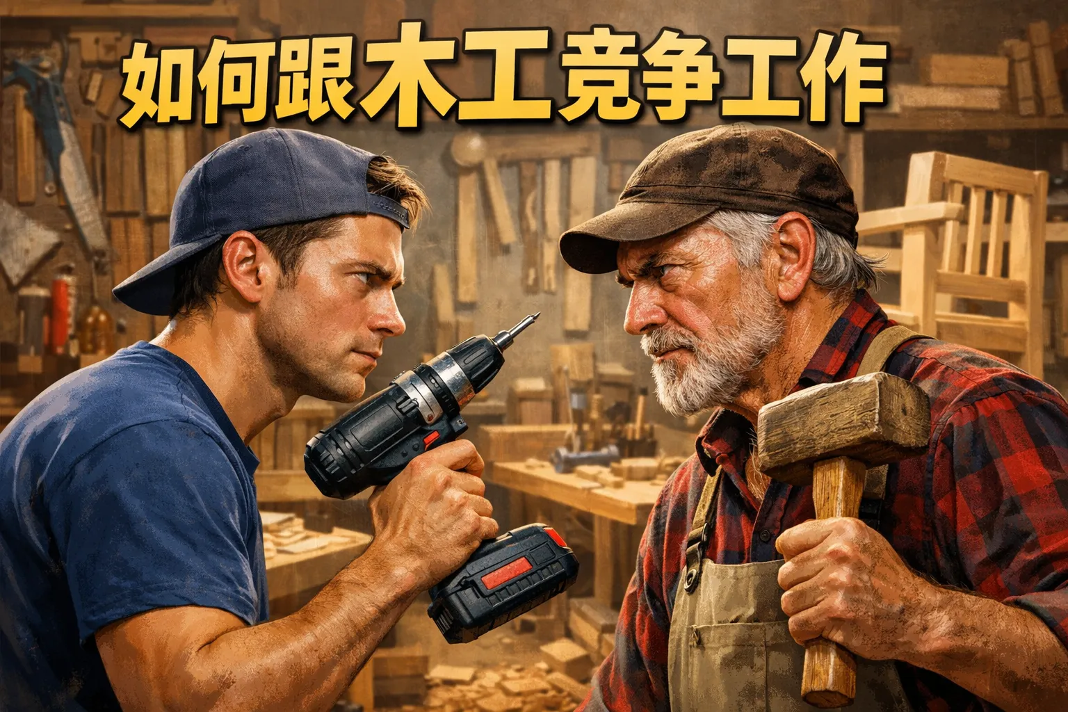 如何跟木工竞争工作