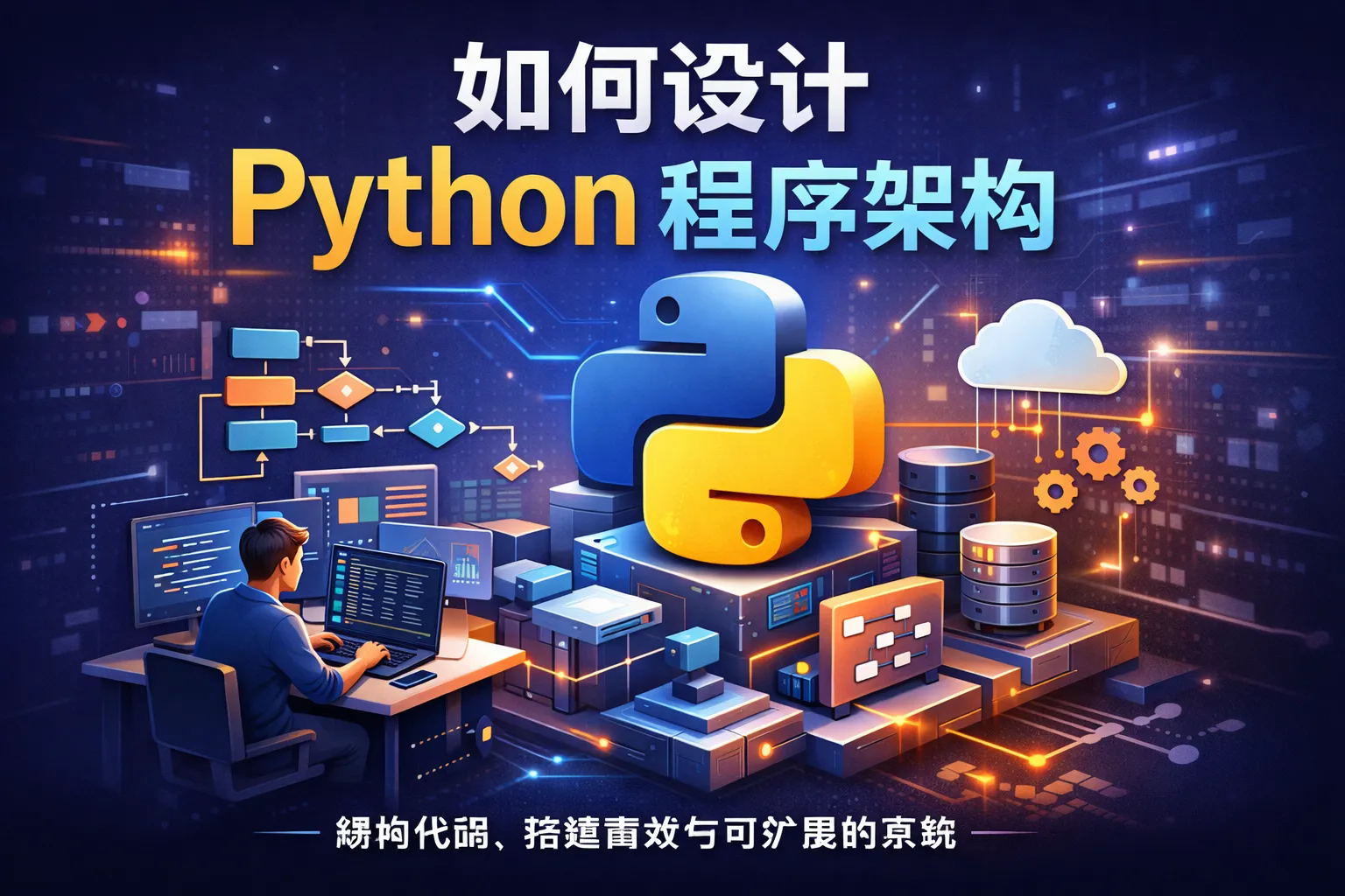 如何设计python程序架构