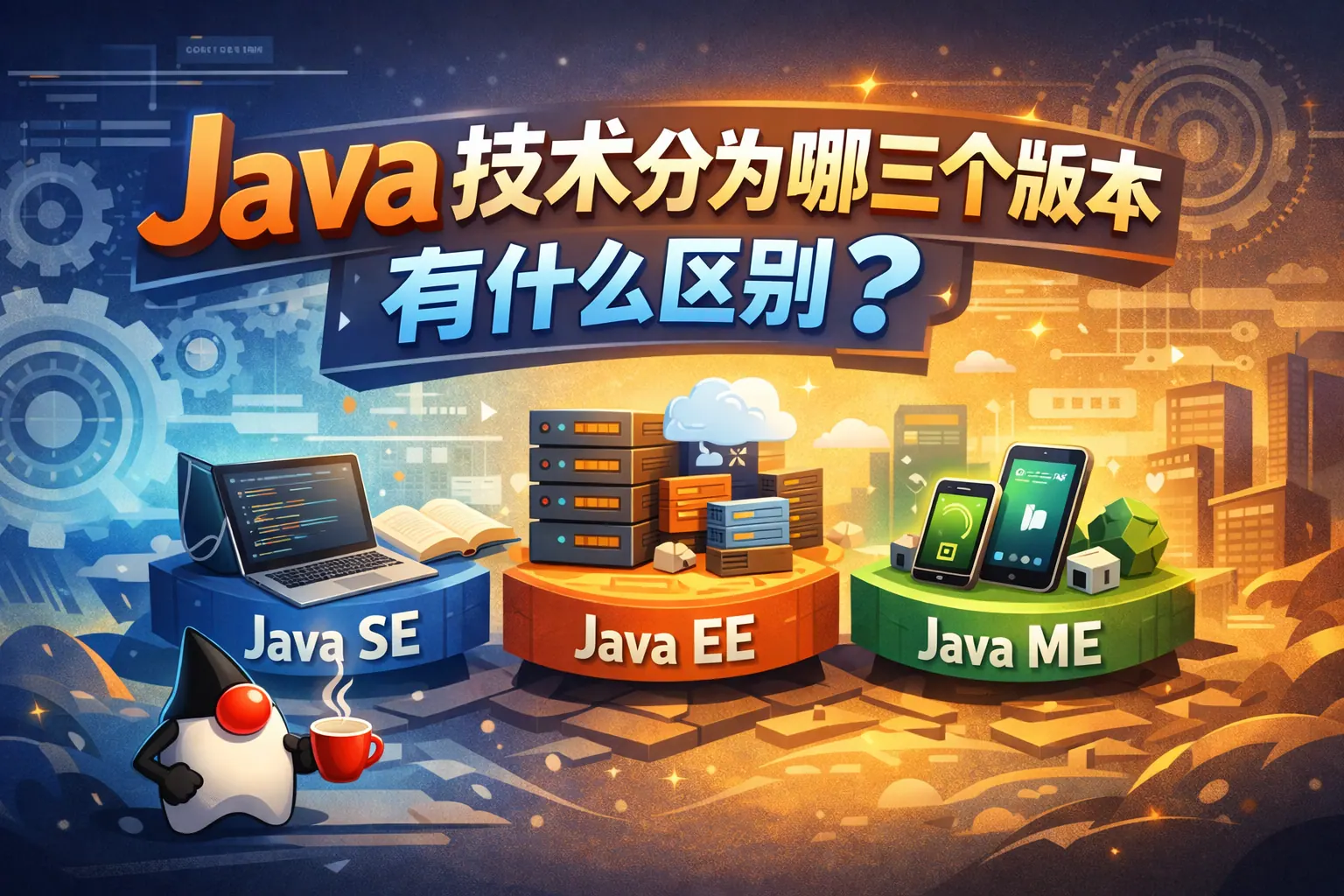 java技术分为哪三个版本有什么区别