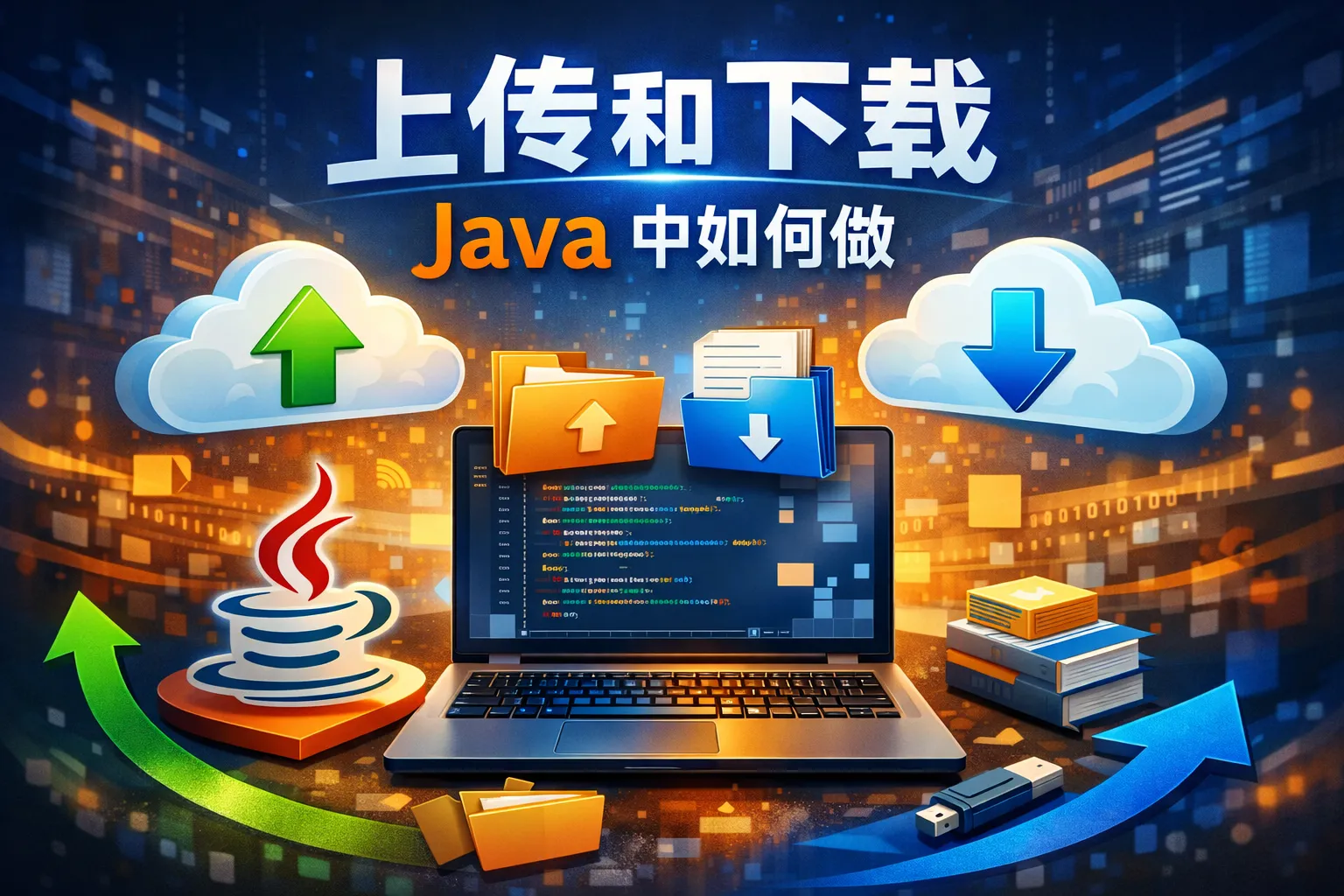 上传和下载java中如何做