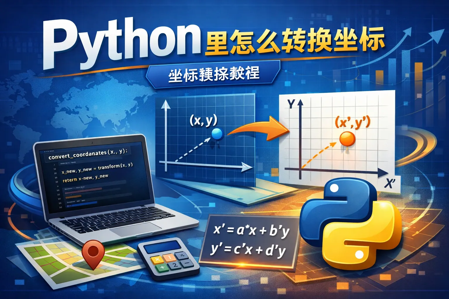 python里怎么转换坐标