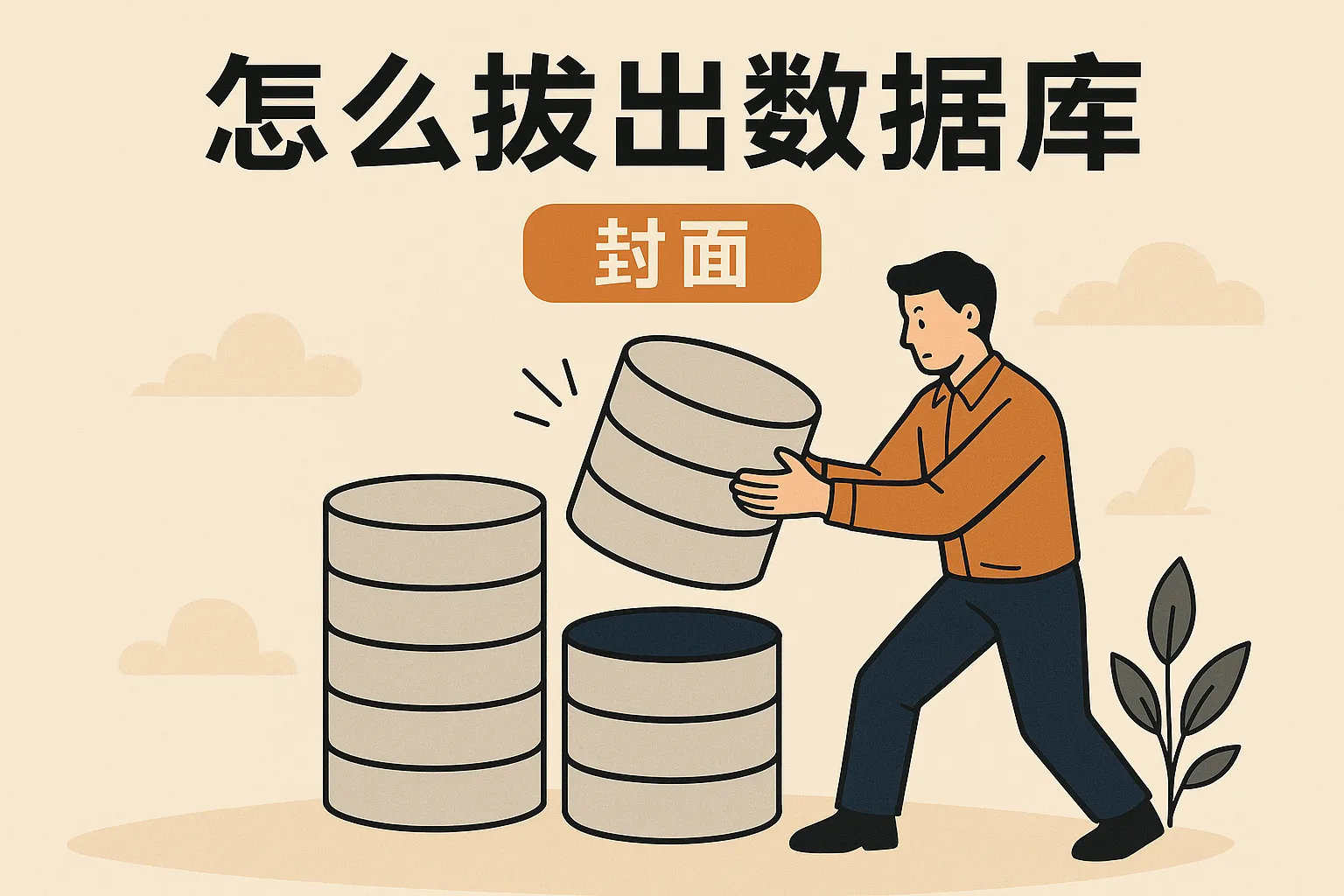 怎么拔出数据库