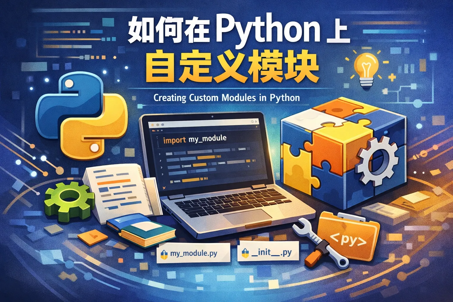 如何在python上自定义模块