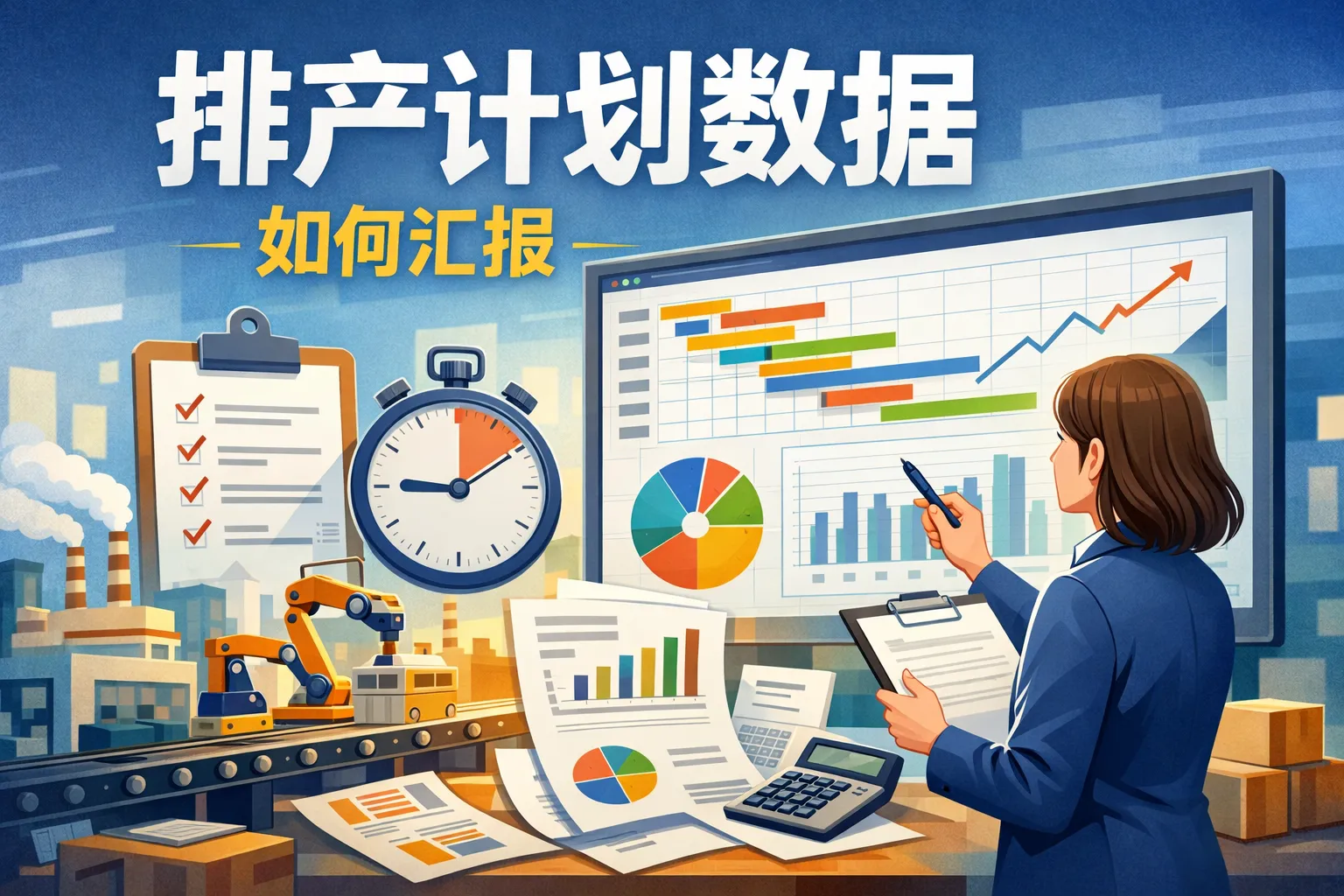 排产计划数据如何汇报