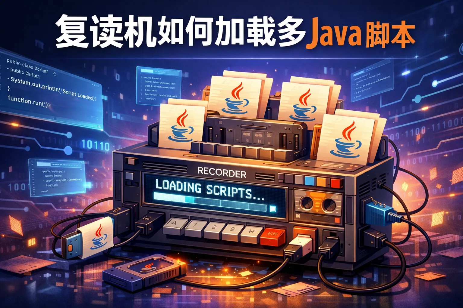 复读机如何加载多个java脚本